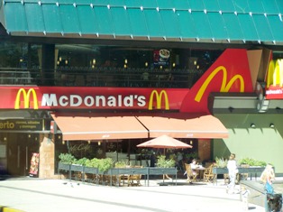 McDonald's Restaurant in Buenos Aires, Argentina